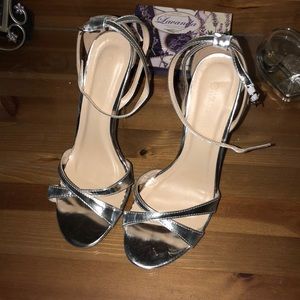 Silver heels